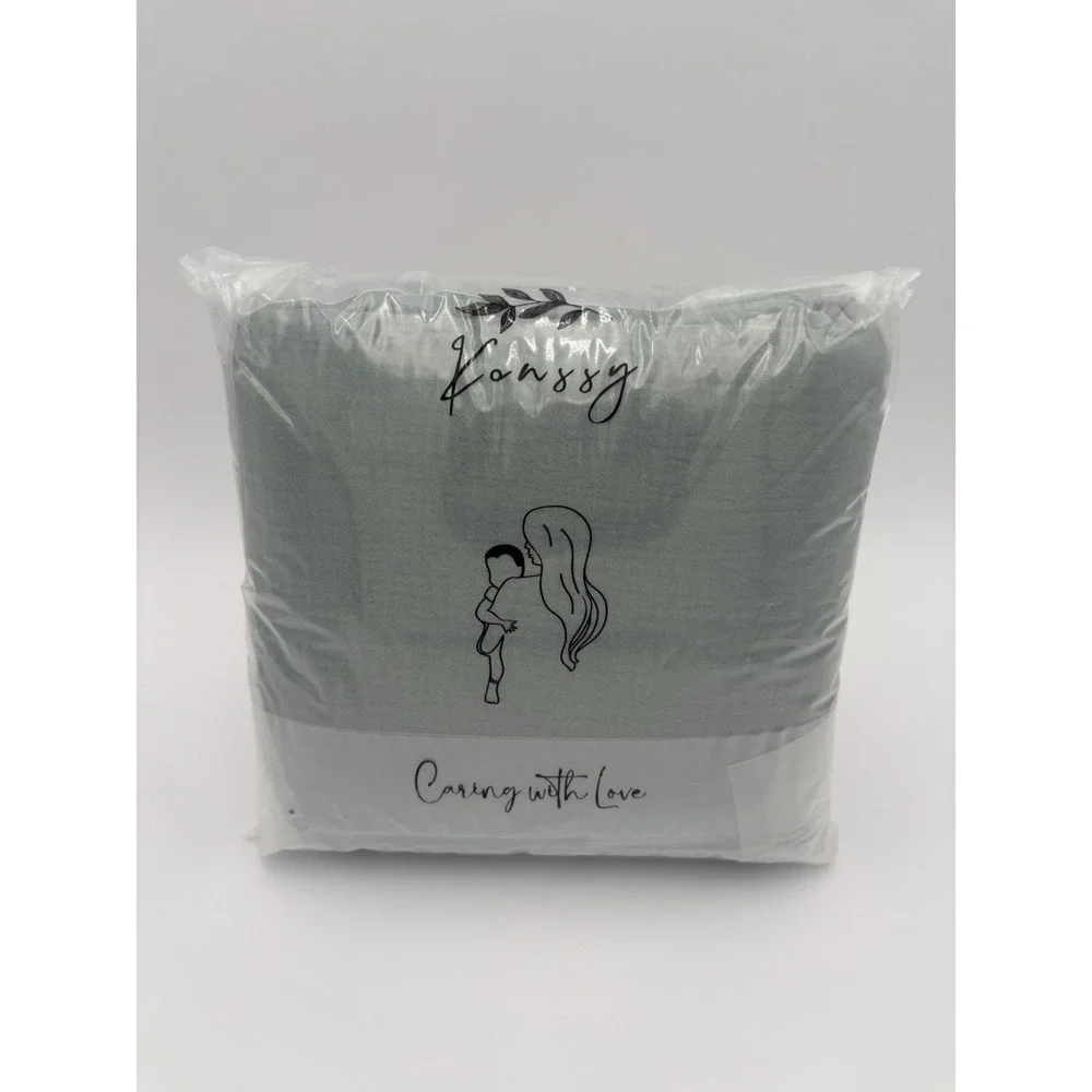 Konssy Muslin Baby Swaddle Blankets Pack of 3 Gender Neutral Colors